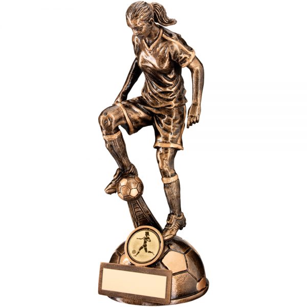 Female Footballer Resin Award