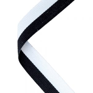 Black/white medal ribbon
