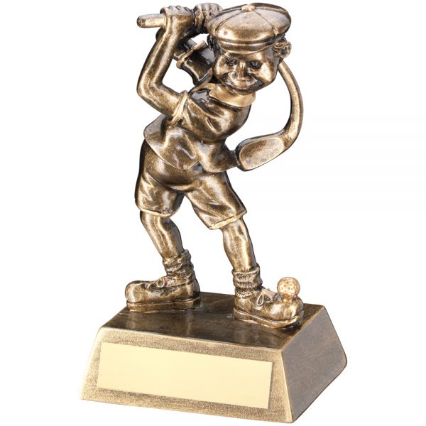 Funny Comical Golf Resin Trophy