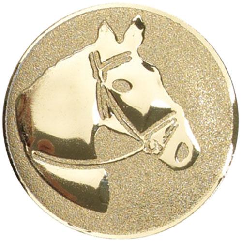 25mm Metal Equestrian Horses Head Centre