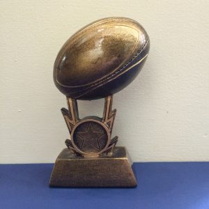 Rugby Ball Resin Award
